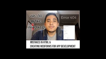 LIS 2360 Web App Development: Common mistakes in HTML and Introduction to Form Creation in HTML