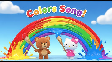 Colors Song – Học màu sắc tiếng Anh cho bé 3 tuổi | English for Kid | English with Teddy Bear
