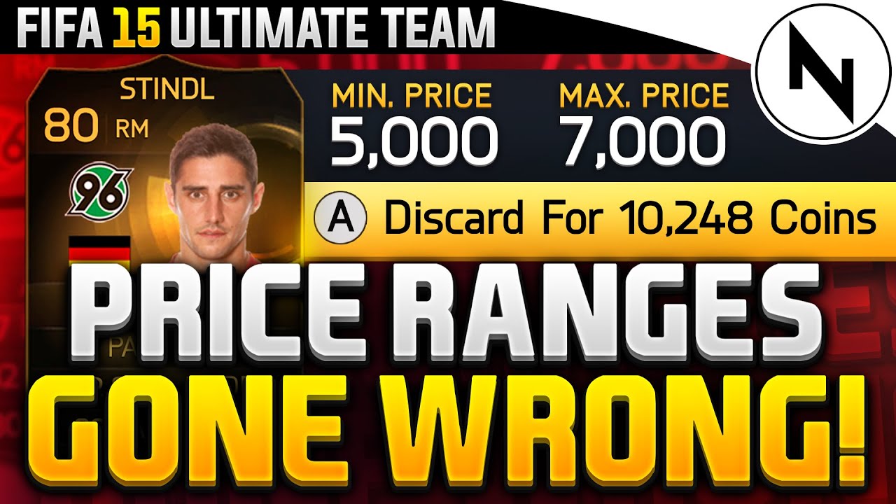 PRICE RANGES GONE WRONG! FIFA 15 Ultimate Team YouTube