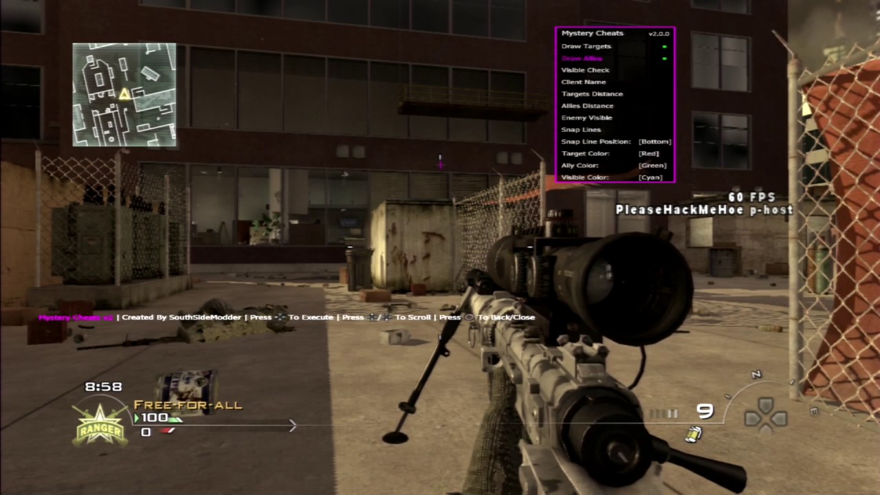 [MW2/1.14] Mystery Cheats v2 SPRX + Download! (Pre-Game & Non Host + Host Mod Menu)