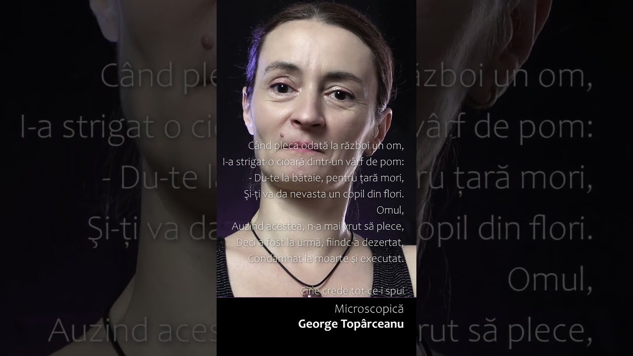 Microscopică | George Topârceanu | Citim poezie