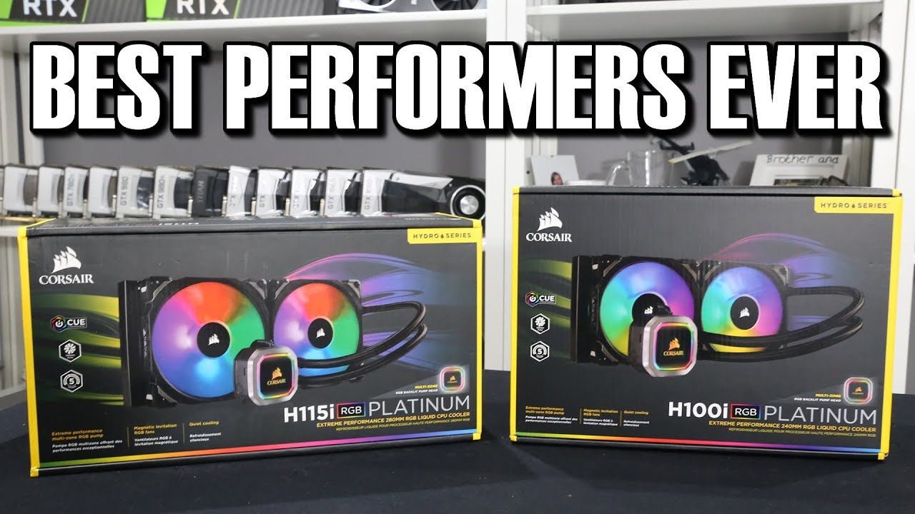 Corsair H100i Platinum H115i Platinum AIO CPU Watercoolers YouTube