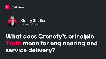 Principle of Truth for Engineering - Interview with Garry Shutler CTO & Co-Founder of Cronofy