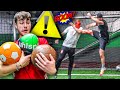 TOR zu TOR FUßBALL CHALLENGE mit den SCHWIERIGSTEN BÄLLEN!