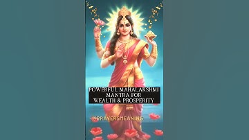 Powerful Mahalakshmi Gayatri Mantra - This Mantra will solve your financial problems #hindumantra
