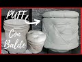 ♻️DIY PUFF USANDO BALDE DE PINTURA RECICLADO//Transform a Simple Bucket into an ottoman with storage