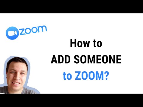 COMMENT AJOUTER QUELQU'UN ZOOM?