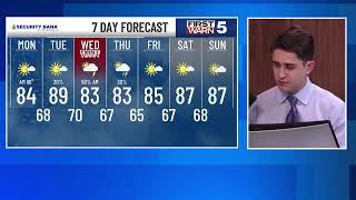 First Warn 5 Weather New First Warn after an A start to the week