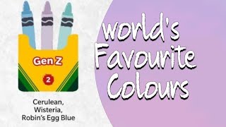 Month of Crayola: Worlds Favourite Colours