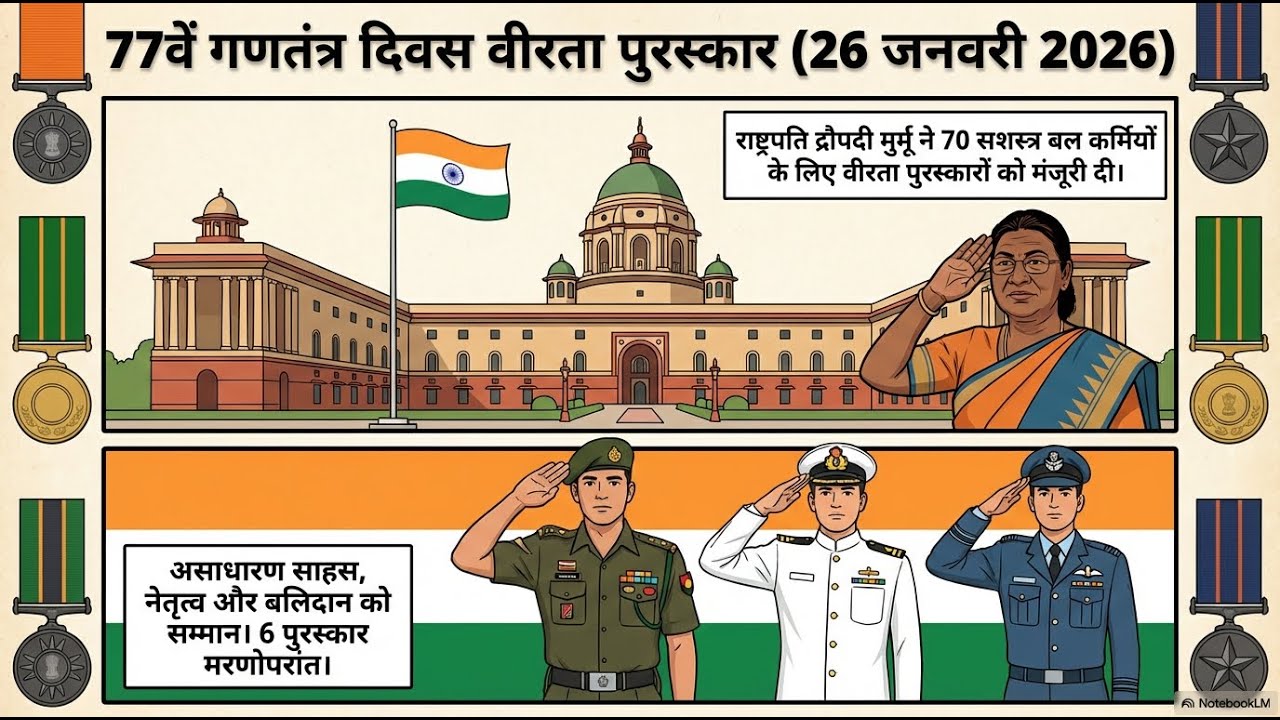 Gallantry Awards 2026 | Ashok Chakra, Kirti & Shaurya Chakra | Honouring Armed Forces Bravery