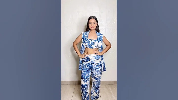 Stylish 3 Piece Co-Ord Set You Can’t Miss 😍 #shots #ytshorts #withyashaswii