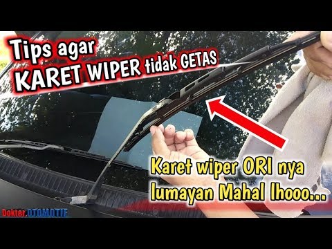 Ampuh Wiper Mobil Tidak Berdecit Tidak Perlu Ganti Beli Baru Dulu untuk Sementara. 