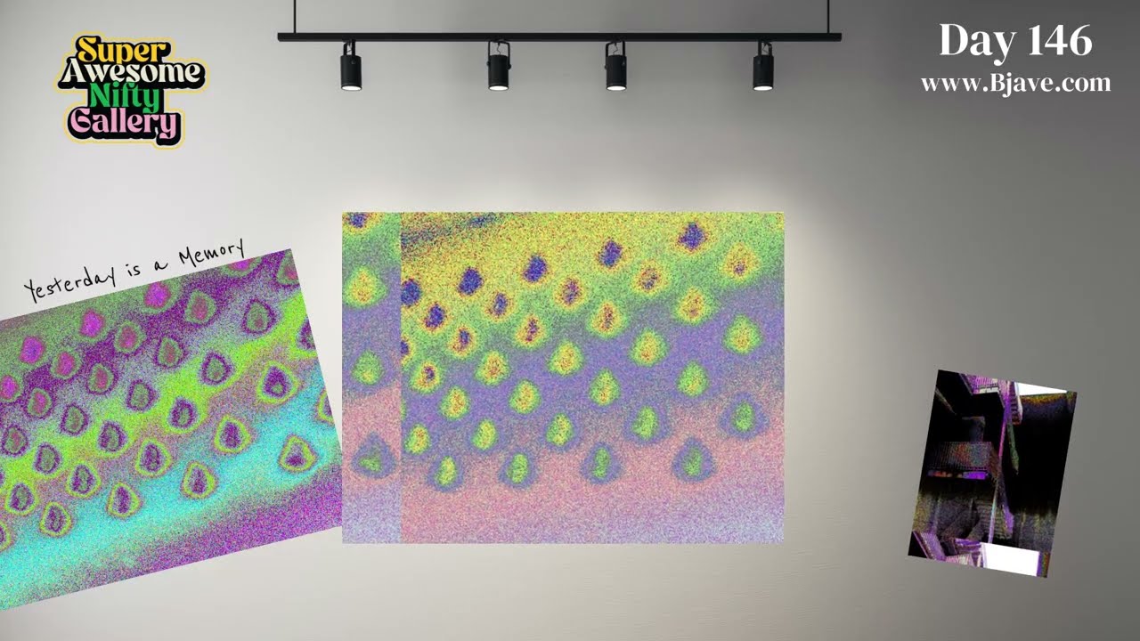 Day 146 Bjave P1410412TIF "Past Present Future" Aomori Museum of Art Japan Glitch Camera Photography