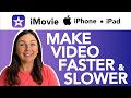 iMovie on iPhone: How to Speed Up or Slow Down Video in iMovie on an iPhone or iPad