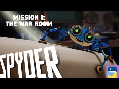 Spyder: Level 1 The War Room Walkthrough Guide & Apple Arcade iOS Gameplay (by Sumo Digital) - YouTube