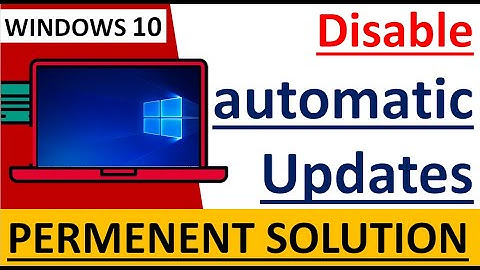how to disable automatic updates on windows 10 permanently | 100% WORKING