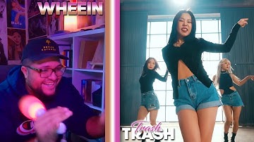 Wheein(휘인) - TRASH ft. pH-1 REACTION | IN HER WHEEPUP DUFFY