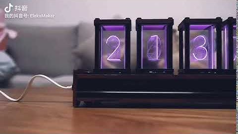 RGB LED 6 Bit Glow Digital Clock Nixie Tube Clock Kit