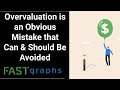 Overvaluation Is An Obvious Mistake That Can And Should Be Avoided | FAST Graphs