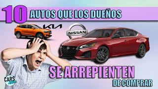 10 Autos Que Los Dueños Mas SE ARREPIENTEN De Haber Comprado (Feb23) (Consumer Reports) *Carslatino*