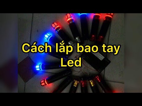 Lên bao tay đèn led gì xéo cho wawe 110 bao chất