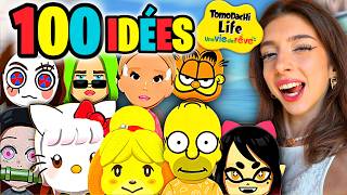 100 MII IDEAS TO CREATE IN TOMODACHI LIFE