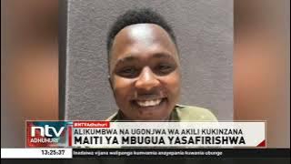 Mwili wa aliyekuwa mwanahabari Kimani Mbugua watolewa katika makafani ya hospitali ya Jocham Mombasa