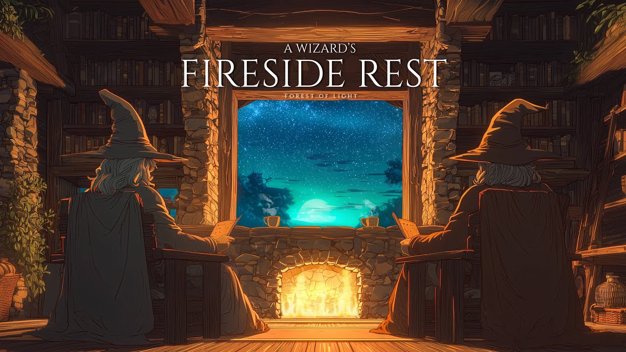 Soft Medieval Music For Reading & Cozy | A Wizard’s Fireside Rest