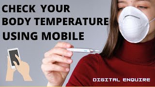 How to check Body Temperature using Mobile/Body Temperature/Digital Enguire/English screenshot 5