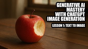 Generative AI Mastery with ChatGPT Image Generation: Lesson 1 Text to Image