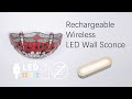 Pros of batterypowered wall sconces diy installation and wireless