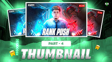 🔥BGMI 3.4 update live stream gaming thumbnail on android part 4 ||