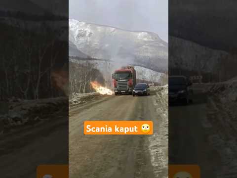 Scania kaput? 😲 #truck #lkw #trucker #fahrer #camion #lorry #hgv #bigrig #freightliner #scania #v8