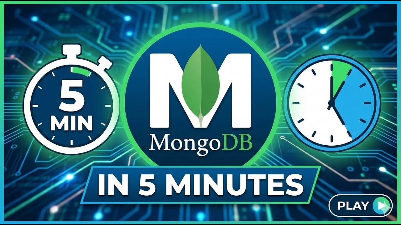 MongoDB In 5 Minutes | MongoDB Tutorials | MongoDB In Hindi 
