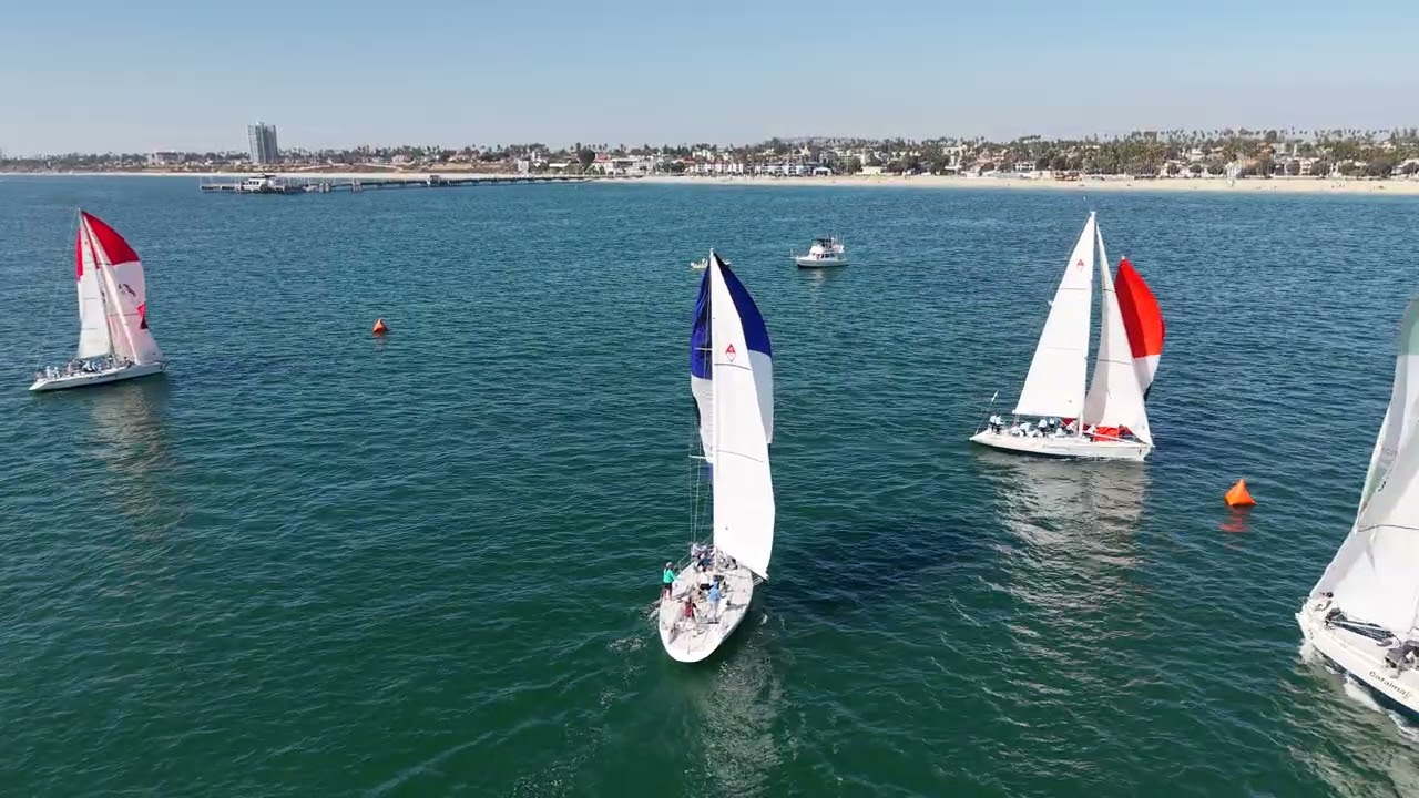 ⁣2025 Linda Elias Regata   Day 2   Race 7 leeward gate