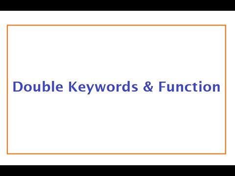 Double Keyword | C Programming Tutorial for Beginners | C Tutorial for Beginners | C Programming