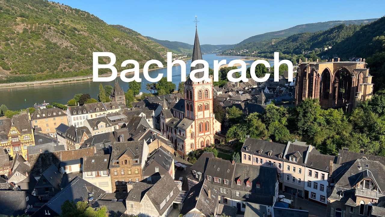 Bacharach, a town in Mainz-Bingen. Rheinland- Palatinate district of Germany. 