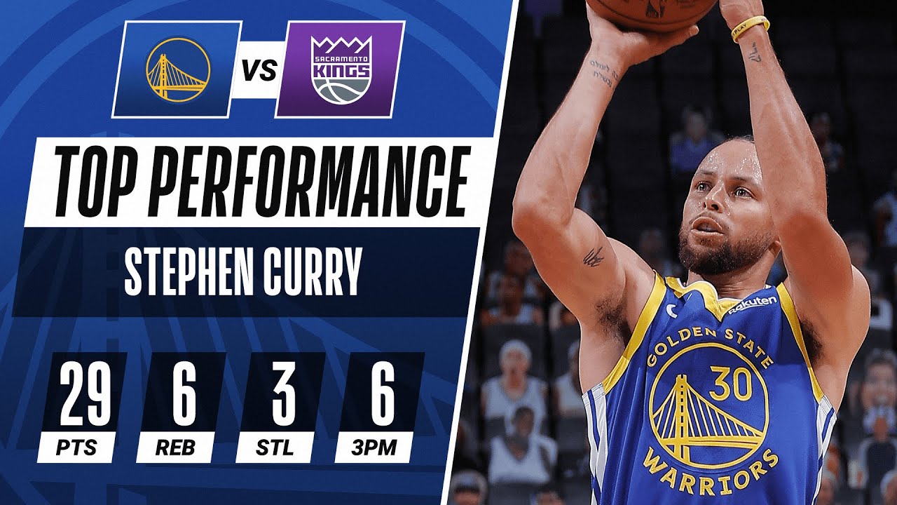 Curry Drops 29 PTS, 6 REB, 3 STL & 6 3PM To Lead Warriors!