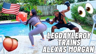 Legdayleroy Trains Miami Onlyfans Baddie Ft Alexas Morgan Episode 2 