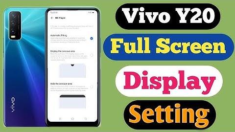 How To Full Screen Display On Vivo Y20 || Vivo Y20 Full Screen Display Setting