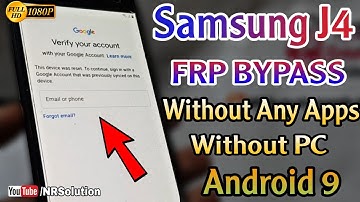 Samsung J4 J400F J400H J400G J400M FRP BYPASS Without Any Apps & PC Android 9 July 2020 Method