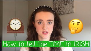 How to tell the TIME in IRISH