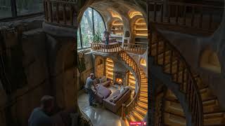 Hidden Cave Mansion #shorts #viral #timelapse #transformation #dreamhome