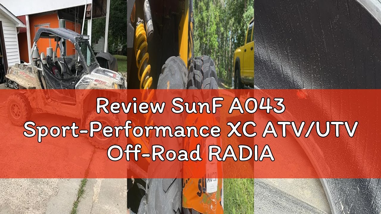 Review SunF A043 Sport-Performance XC ATV/UTV Off-Road RADIAL Tire - 26x9R14 (6-Ply Rated)