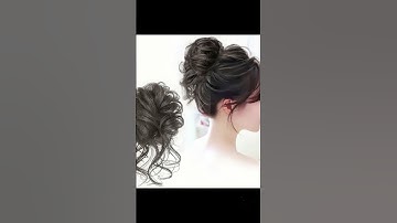 Tóc giả búi dự tiệc #shorts