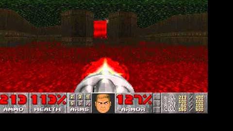 The Ultimate doom gameplay -Area1- Level 8 -Boss
