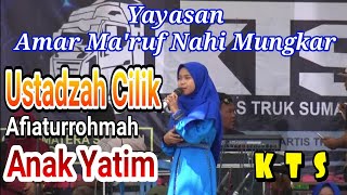 VIRAL, USTADZAH CILIK, SEORANG ANAK YATIM, ACARA ANNIVERSARI KTS