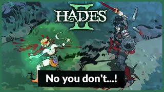 Quickly entering a room before Nemesis can - Hades 2