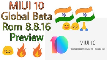 #Miui10NewUpdate | Miui 10 8.8.16 Global Beta New update Bug Fix #Miui10