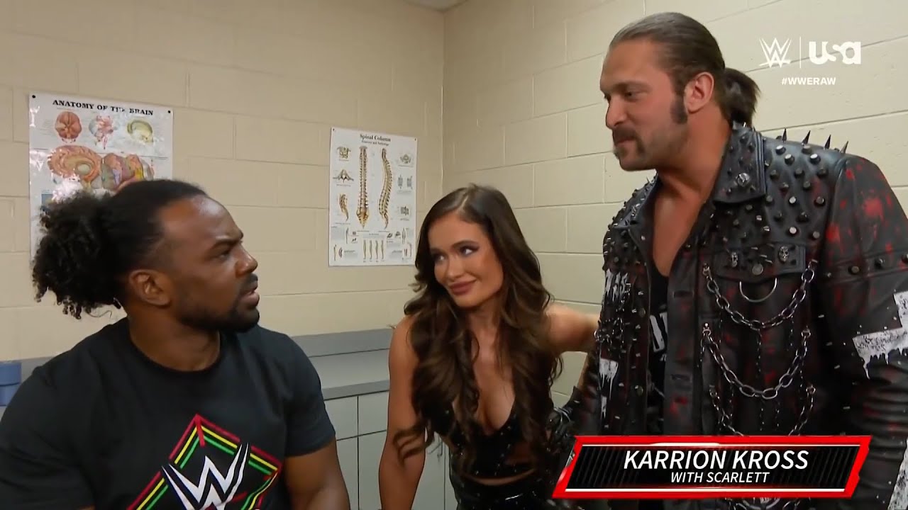 Karrison Kross, Scarlett, Xavier Woods promo WWE Raw May 20 2024 - YouTube